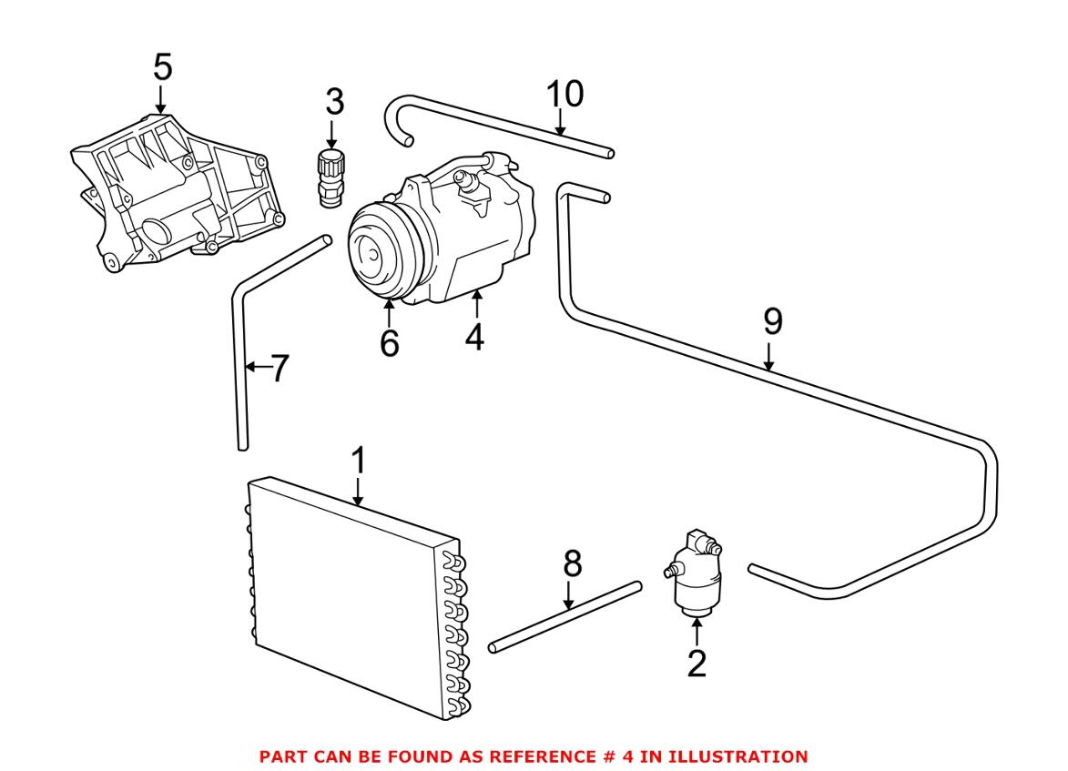 BMW A/C Compressor 64526910461